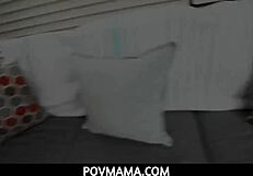 Sally Dangelo teases Nicky Rebel in POV milf scene