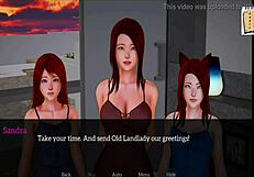 Mature MILF with big tits and ass engages in erotic hentai sex in cartoon.