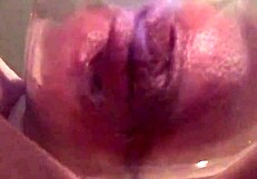 pumped pussy looks swollen