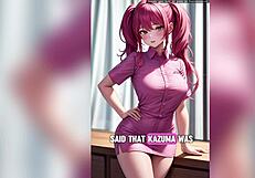 Kazuma's wild hentai story unfolds with intense twists