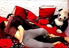 Hot Babe Engages In Romantic Love Making With Friend