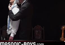 Teen sucks big cock bareback