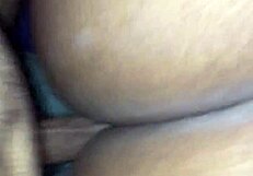 Amateur Black Couple Enjoys Bent Over Doggystyle Ass Fucking at Home