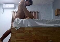 Burmese girl stands for intense missionary sex