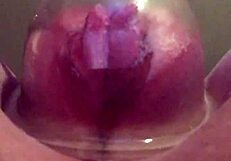 pumped pussy looks swollen