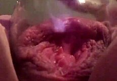 pumped pussy looks swollen