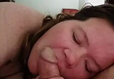 Slutslave1975 Feels Ecstasy Sucking Big Cock Deeply