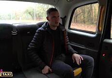 Female Fake Taxi - Big natural boobs impress customer