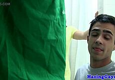 Gay students kissing and fucking anally