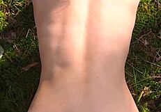 Perfect Body Girl Gets Cum In Ass Outdoor