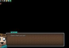 some hot underwear hornycraft cosplay with big tits and ass in usa parody 😏