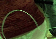 Latina prostitute roxxana intriguingly sucks two dildos during doggystyle