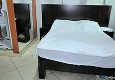 MILF PREPARES FOR MONSTER COCK FUCK AFTER GETTING DRUNK