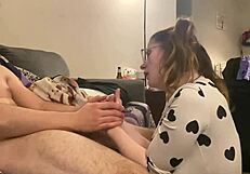 Big dick fucking big tits in a bodysuit