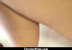 Skinny stepmom craves hardcore sex with stepson's massive cock