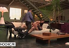 Angelika Feels Intense Pleasure with Two Men