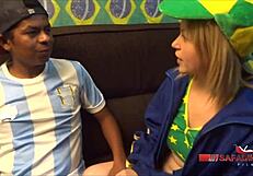 Blonde Brazilian Banged Hard in Brazil vs Argentina Clash!