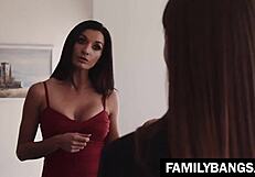 Caught on camera: steamy babysitter threesome with Aidra Fox