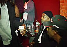 Petite Ebony Strips Panties In Public Outdoor Hideout!