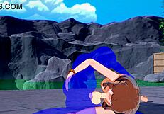 마이 히어로 아카데미아 헨타이 - 우라라카 겨드랑이 잡고 블로우잡 씬