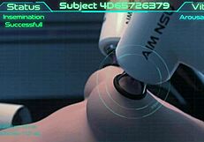 Young blonde girl is controlled by a milking AI robot in this 3D animated porn video