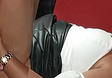 Masturbating for stranger through car window, quick fingering pussy and ass