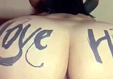 Amateur college girl with glasses gets it hard in doggy style