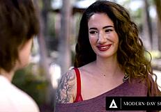 Casey and Arabelle beg Casey's ex for a threesome!