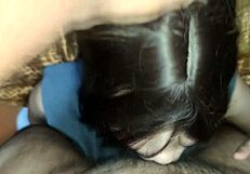 This Latina secretary moans during her job interview with oral and creampie.