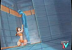 eri-chan's intense home workout session