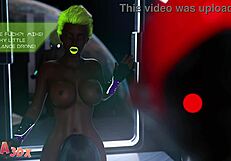 Horny bitch craves futa cock sucking