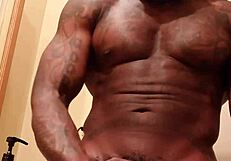 Hairy black cock worship and domination with Johnsson