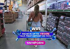 Fui Ao Mercado Sem Calcinha E Depois Dei O Meu Cuzinho