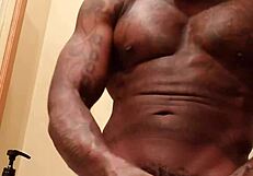 Hairy black cock worship and domination with Johnsson
