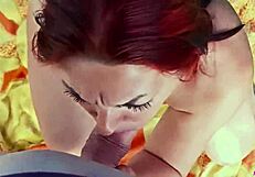 Milf Delivers Sloppy Pov Blowjob for Huge Cock!