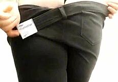 Oh no, caught undressing in public changing room