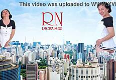 Wow! Giant Lady Without Panties Struts Through City Like King Kong!