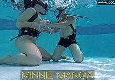 i watched minnie manga dive deep underwater for some wild dick action.