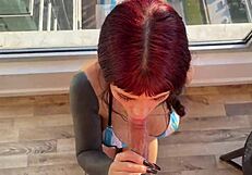 argentina champion sloppy blowjob full of milk by petite cute girl