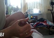 Best friend gives couple handjob with happy ending