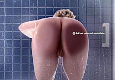 3D game with busty MILF and monster cock action