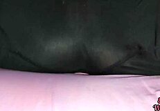 Desi stepdaughter flashes cute big pussy when mom's away?