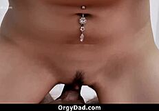 stepdaddy helping with mouth exercise