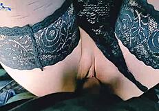 Continuation of the hot car sex with a happy ending on my wetness