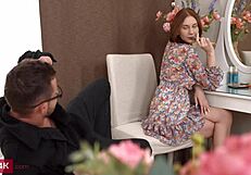 Misha Murkovski Fucks Redhead Teen Near Makeup Mirror in Doggystyle. Tattooed and Pierced Pussy.