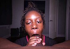 I fucked my ebony nurse with a big black cock