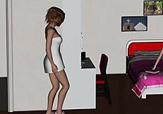 3d anal bedroom erotica animation cum in arse 01