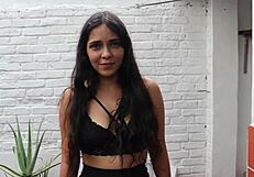 Innocent Maid Bent Over and Fucked Hard on the Balcony