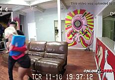 Teen Brandi Sucks Bruno's Rough Big Cock!