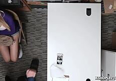 jessica jones boldly sucks the officer's massive cock